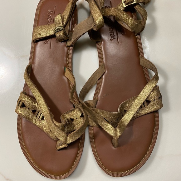 Toms & Other Stories Metallic Lexie Sandals - Picture 5 of 6